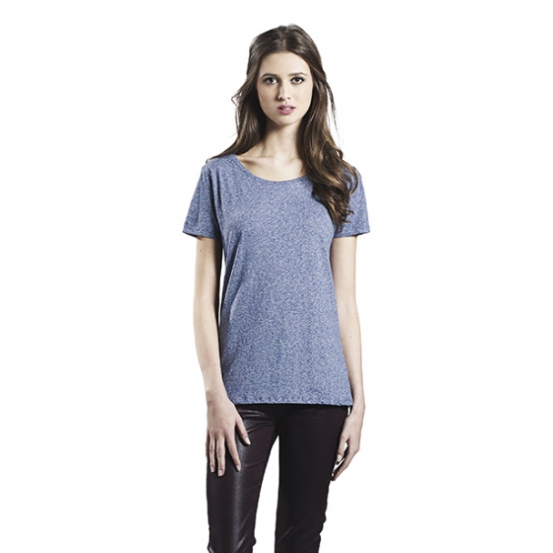 WOMENS SPECIAL YARN EFFECT T-SHIRT